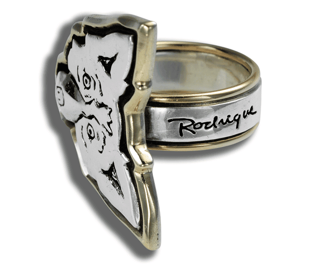 Ring: Sterling Silver, Gold Aura - Image 2